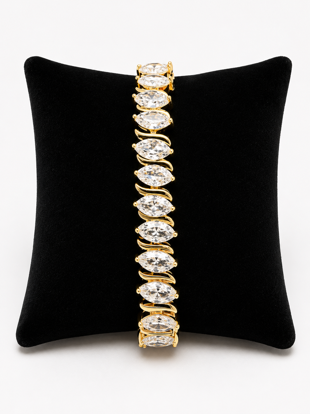 Marquise Crystal Tennis Bracelet