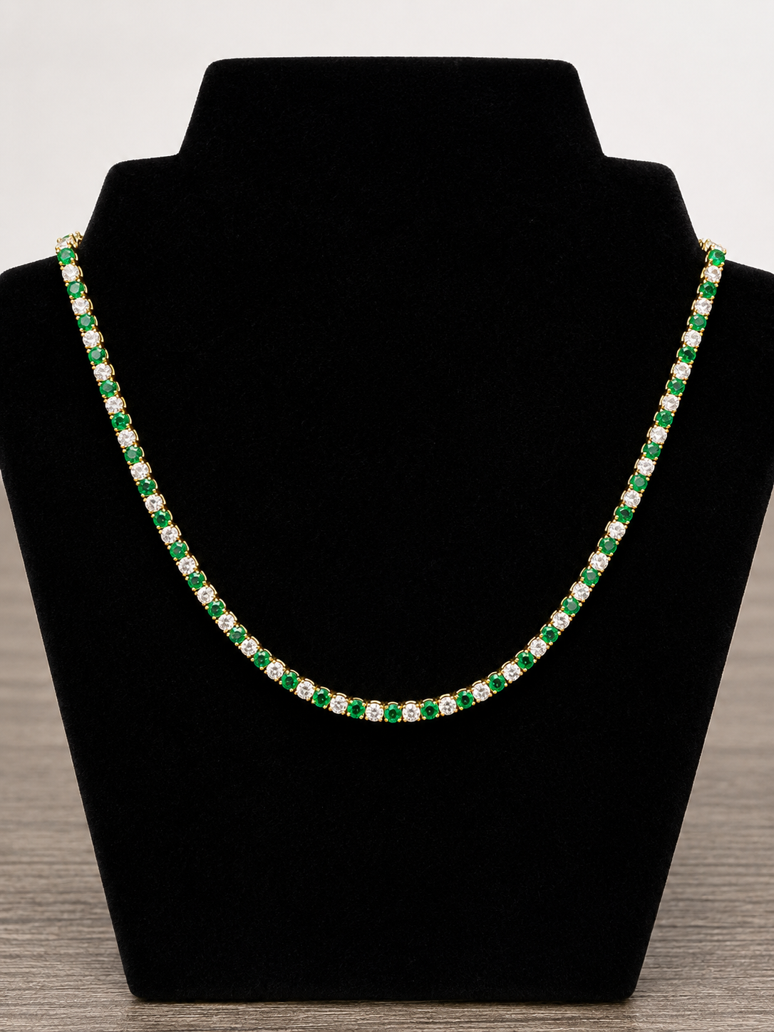 Emerald Royale Tennis Necklace