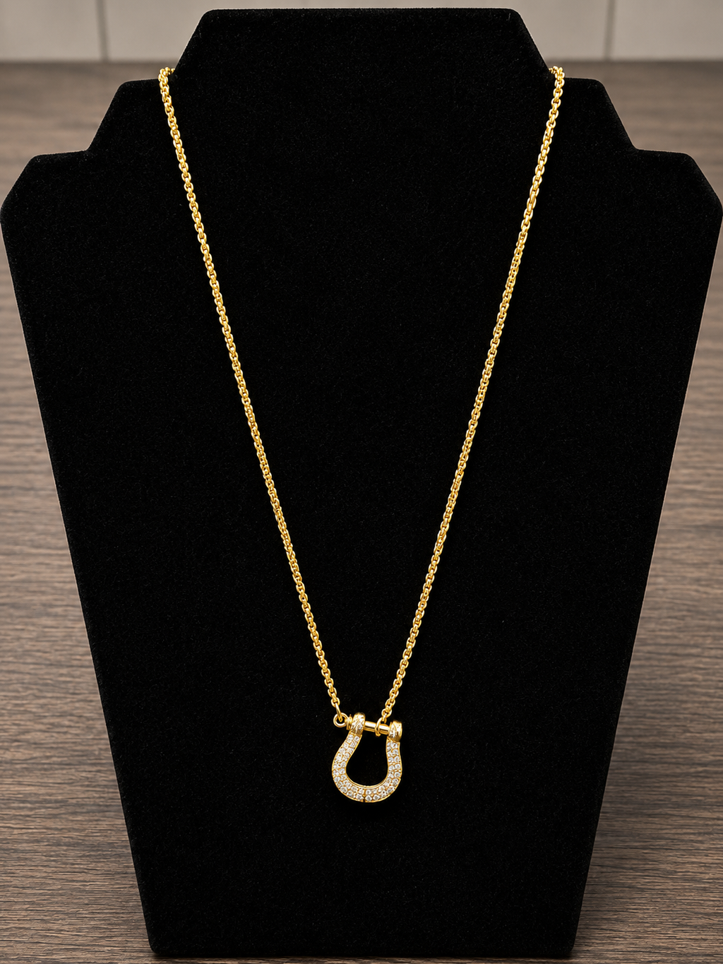 Luna Horseshoe Necklace