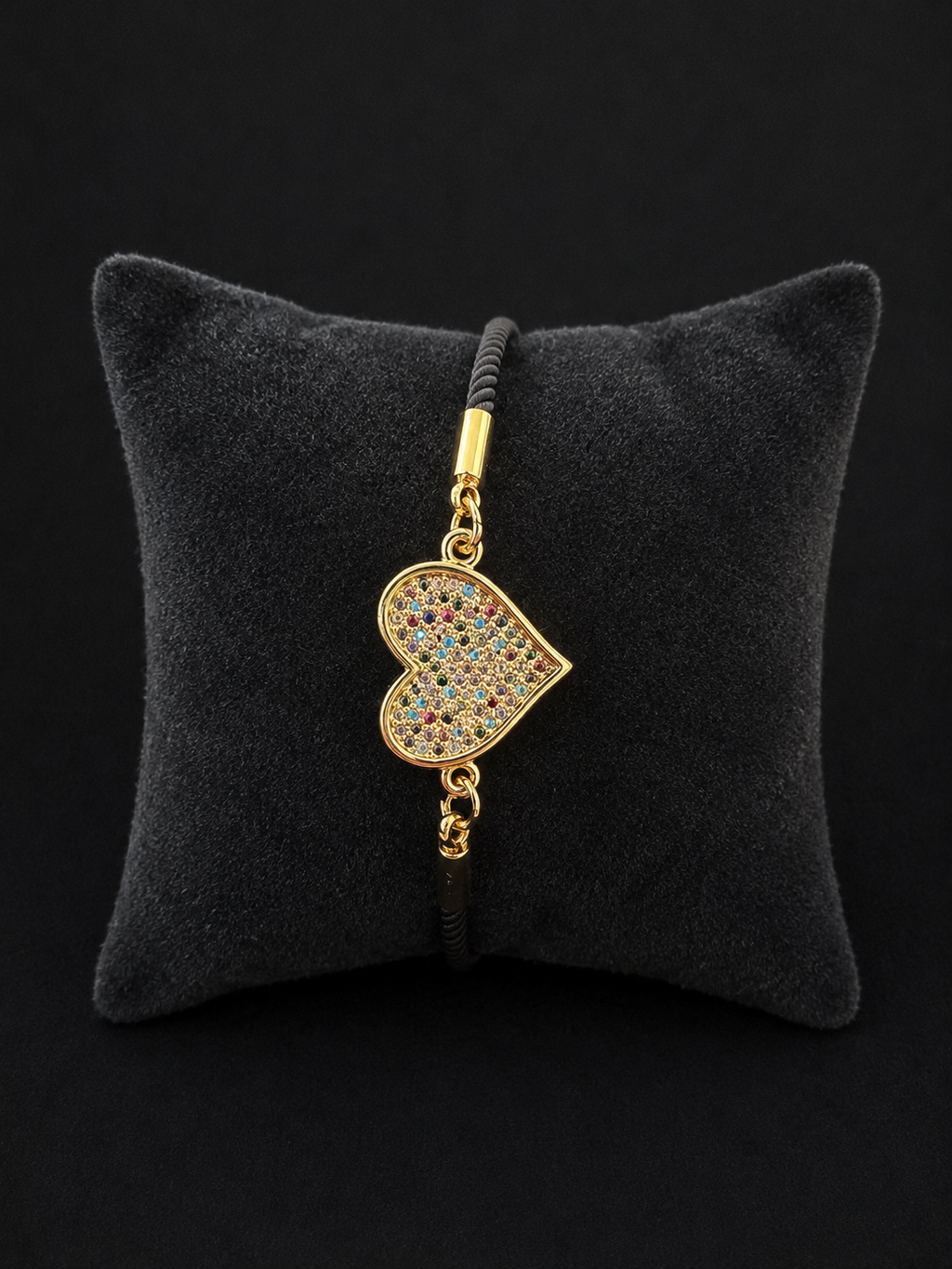 Luna Heart Cord Bracelet