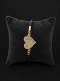 Luna Heart Cord Bracelet