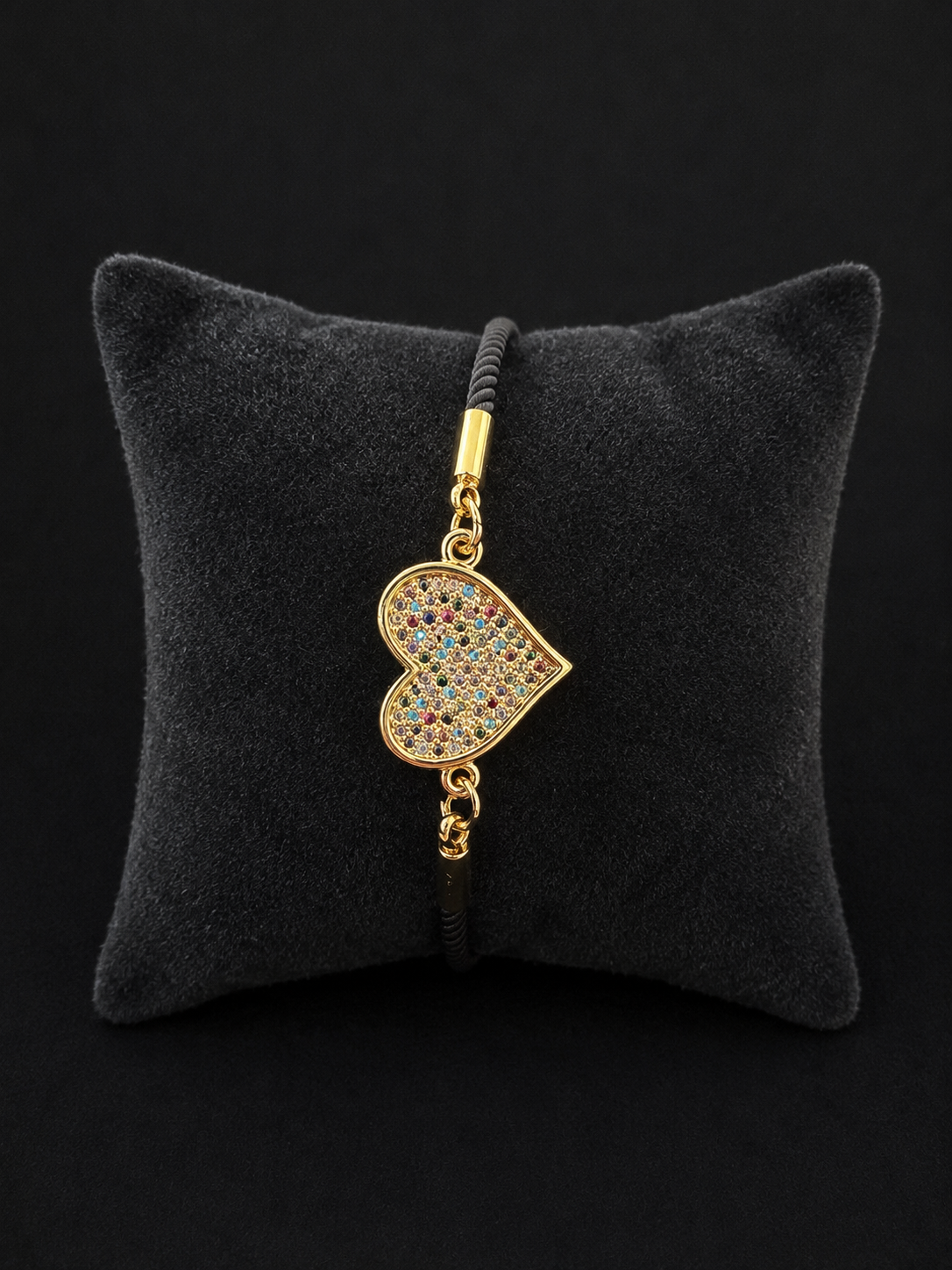 Luna Heart Cord Bracelet