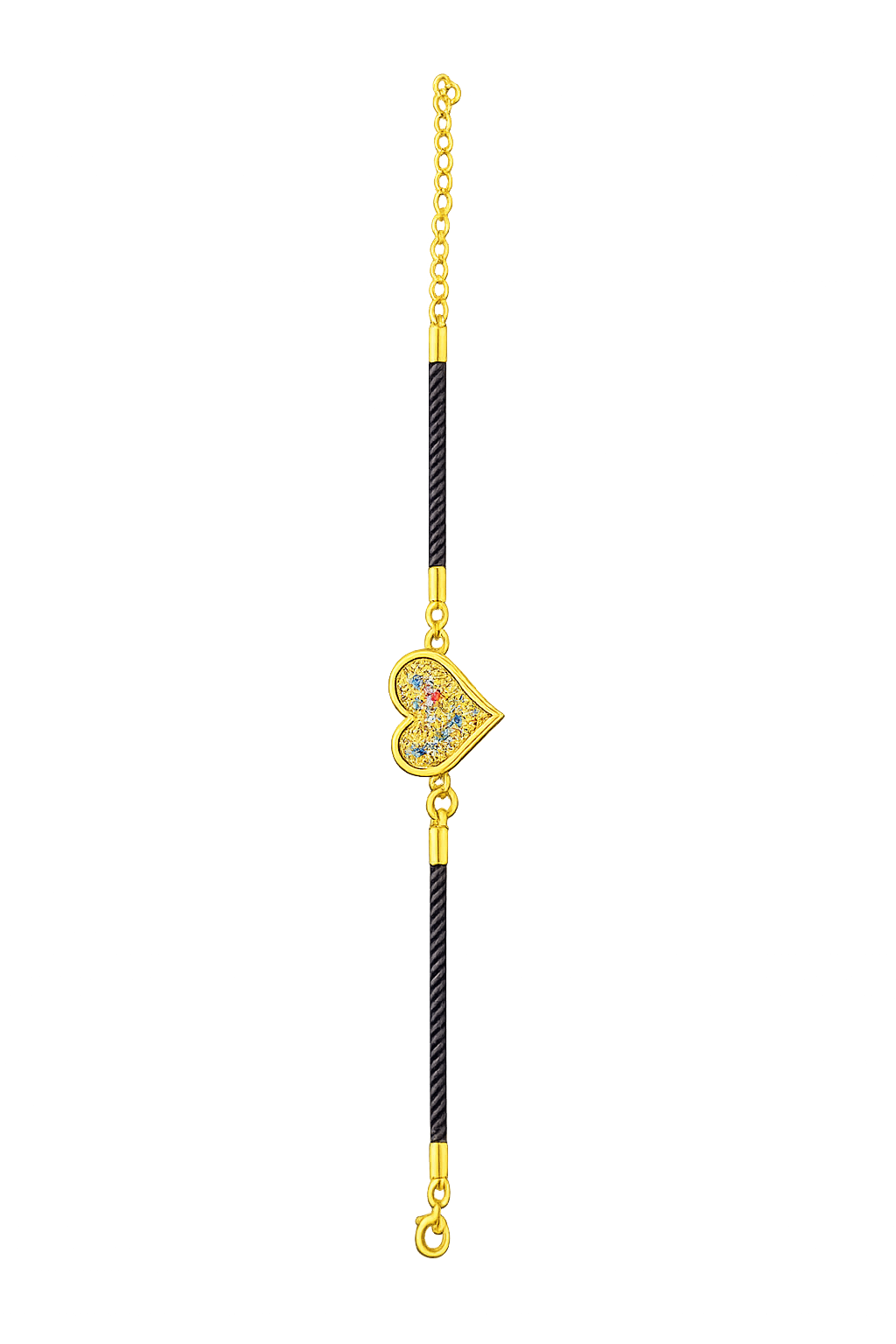 Luna Heart Cord Bracelet