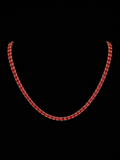 Crimson Royale Tennis Necklace