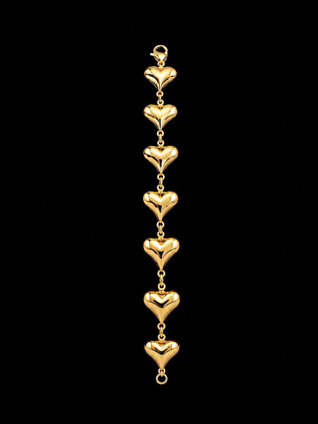 Puffed hearts Bracelet