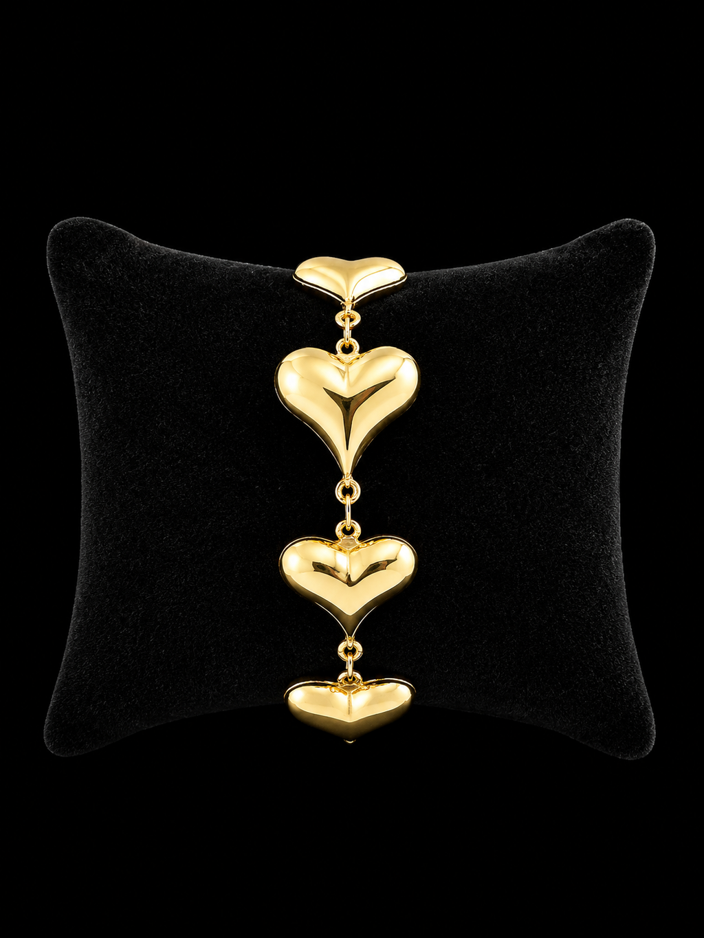 Puffed hearts Bracelet
