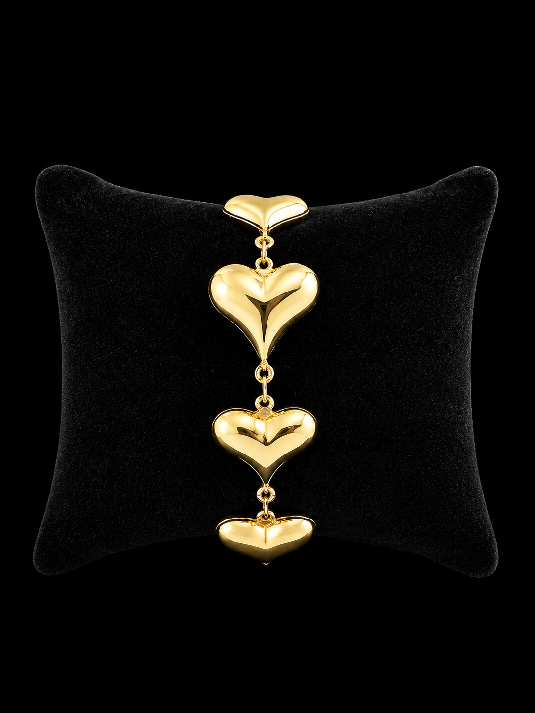 Puffed hearts Bracelet