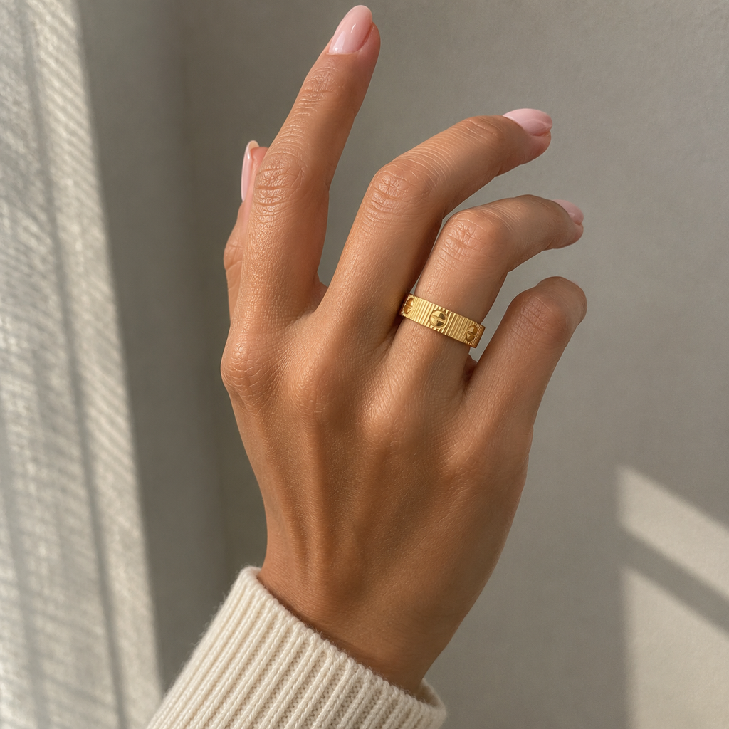 Ridge Band Ring