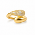 Adjustable Teardrop Ring