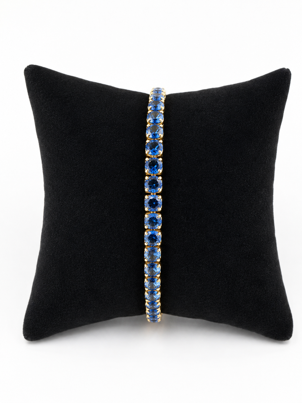 Azure Radiance Tennis Bracelet