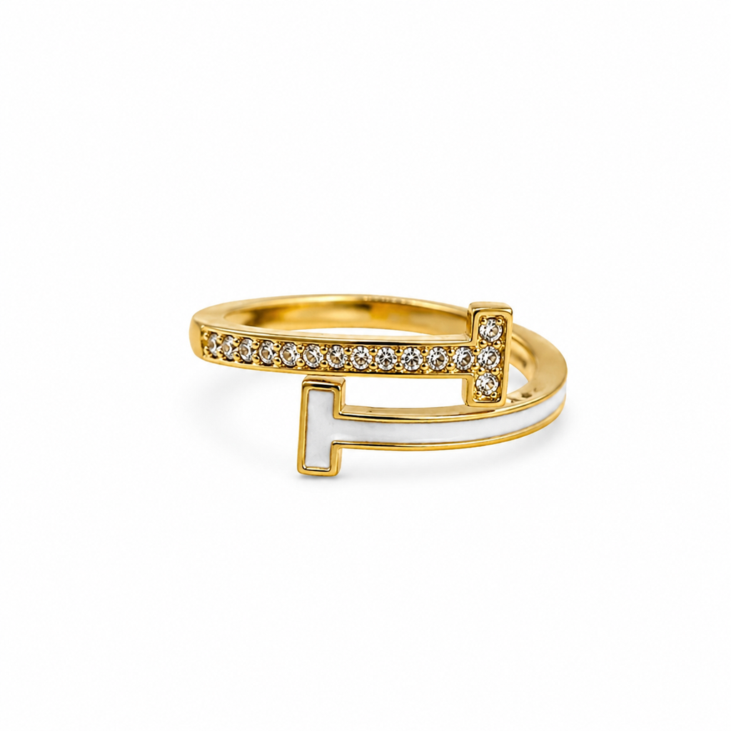 Adjustable Modern T Ring